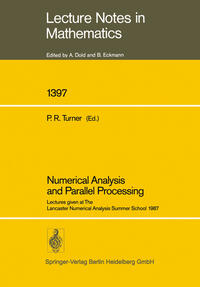 Vorderes Coverbild Numerical Analysis and Parallel Processing