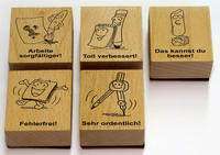 Vorderes Coverbild Das Grundschul-Korrekturstempel-Set