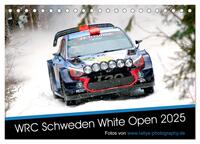 Vorderes Coverbild WRC Schweden White Open 2025 (Tischkalender 2025 DIN A5 quer), CALVENDO Monatskalender