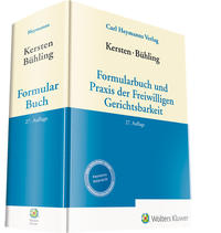 Vorderes Coverbild Formularbuch und Praxis der Freiwilligen Gerichtsbarkeit