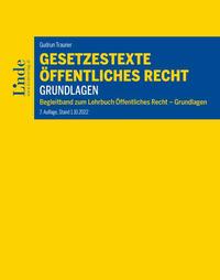 Vorderes Coverbild Gesetzestexte Öffentliches Recht - Grundlagen