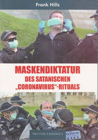 Vorderes Coverbild Maskendiktatur des satanischen "Coronavirus"-Rituals
