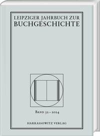 Vorderes Coverbild Leipziger Jahrbuch zur Buchgeschichte 32 (2024)