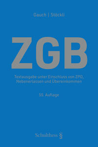 Vorderes Coverbild ZGB