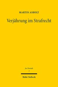 Vorderes Coverbild Verjährung im Strafrecht