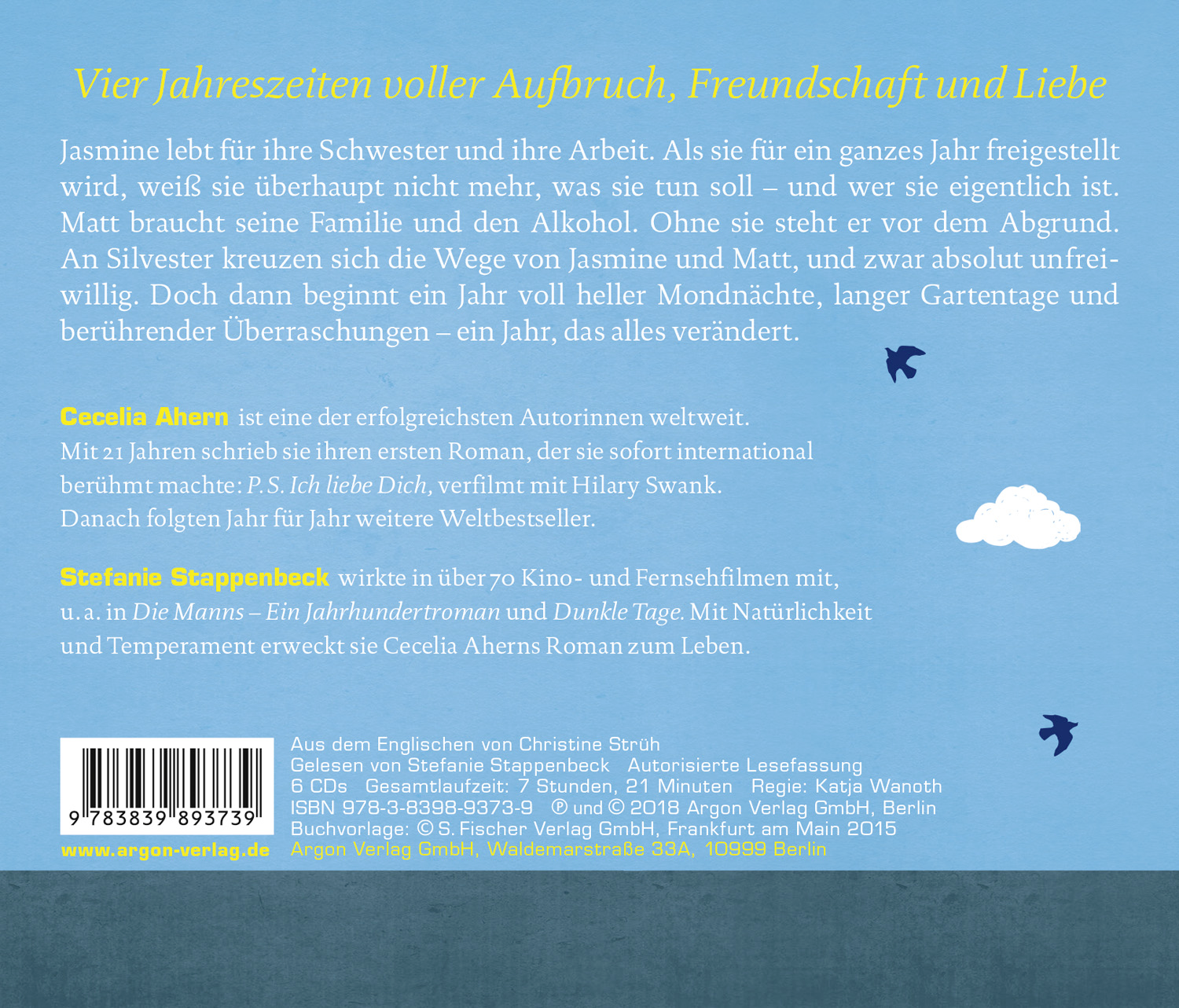 Rückseitencover Das Jahr, in dem ich dich traf