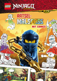Vorderes Coverbild LEGO® NINJAGO® – Rätselmalspaß mit Comics