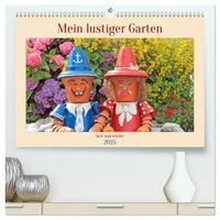 Vorderes Coverbild Mein Lustiger Garten, lach mal wieder (hochwertiger Premium Wandkalender 2025 DIN A2 quer), Kunstdruck in Hochglanz
