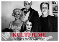 Vorderes Coverbild Kultfilme - schwarz-weiße Klassiker (Wandkalender 2025 DIN A3 quer), CALVENDO Monatskalender