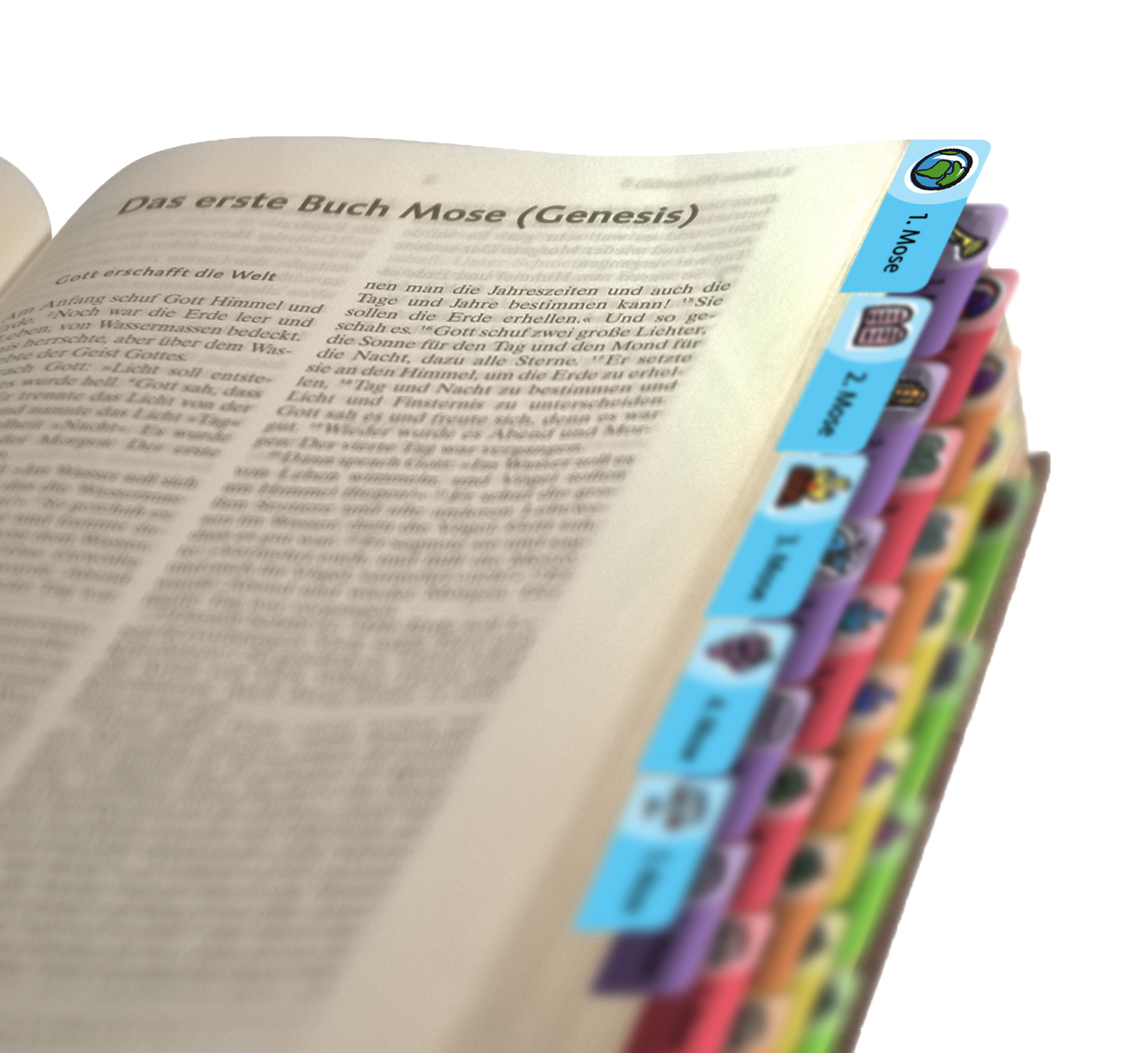Beispielinhalt (Bild) Mein Bibel-Griffregister