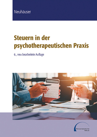 Vorderes Coverbild Steuern in der psychotherapeutischen Praxis