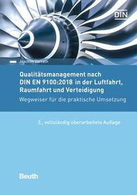 Vorderes Coverbild Qualitätsmanagement nach DIN EN 9100:2018 in der Luftfahrt, Raumfahrt und Verteidigung