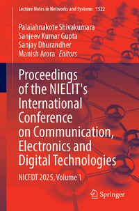 Vorderes Coverbild Proceedings of the NIELIT’s International Conference on Communication, Electronics and Digital Technologies
