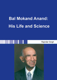 Vorderes Coverbild Bal Mokand Anand: His Life and Science