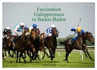 Vorderes Coverbild Faszination Galopprennen in Baden-Baden (Tischkalender 2025 DIN A5 quer), CALVENDO Monatskalender