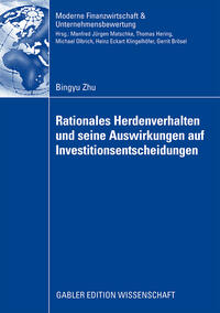 Vorderes Coverbild Rationales Herdenverhalten und seine Auswirkungen auf Investitionsentscheidungen