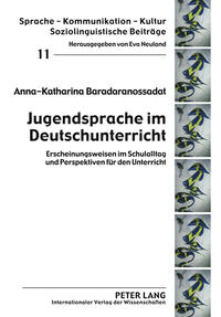 Vorderes Coverbild Jugendsprache im Deutschunterricht