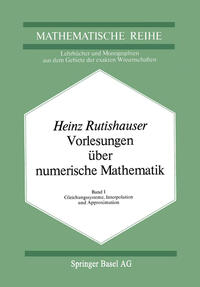 Vorderes Coverbild Vorlesungen über Numerische Mathematik