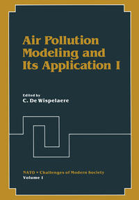 Vorderes Coverbild Air Pollution Modeling and Its Application I
