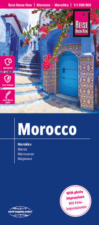 Vorderes Coverbild Reise Know-How Landkarte Marokko (1:1.000.000)
