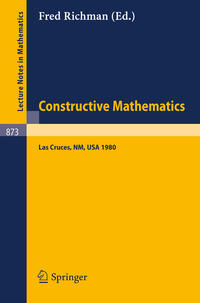 Vorderes Coverbild Constructive Mathematics
