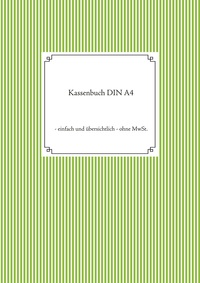 Vorderes Coverbild Kassenbuch DIN A4