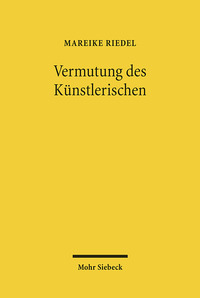 Vorderes Coverbild Vermutung des Künstlerischen