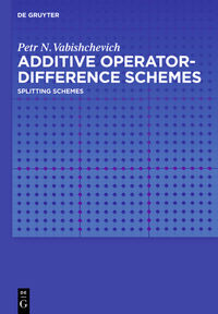 Vorderes Coverbild Additive Operator-Difference Schemes