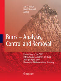 Vorderes Coverbild Burrs - Analysis, Control and Removal