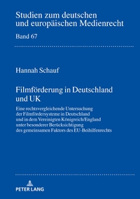 Vorderes Coverbild Filmförderung in Deutschland und UK