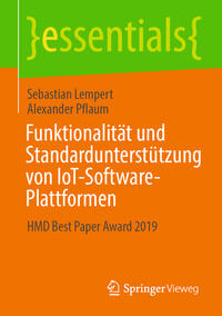 Vorderes Coverbild Funktionalität und Standardunterstützung von IoT-Software-Plattformen