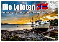 Vorderes Coverbild Die Lofoten - Norwegen von seiner besten Seite (Tischkalender 2025 DIN A5 quer), CALVENDO Monatskalender
