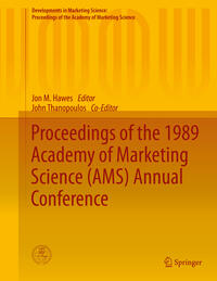 Vorderes Coverbild Proceedings of the 1989 Academy of Marketing Science (AMS) Annual Conference