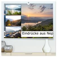 Vorderes Coverbild Eindrücke aus Nepal (hochwertiger Premium Wandkalender 2025 DIN A2 quer), Kunstdruck in Hochglanz