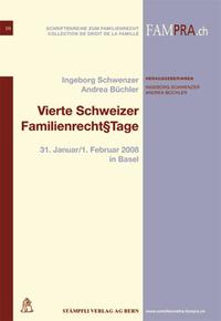 Vorderes Coverbild Vierte Schweizer Familienrecht§Tage