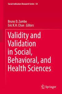 Vorderes Coverbild Validity and Validation in Social, Behavioral, and Health Sciences
