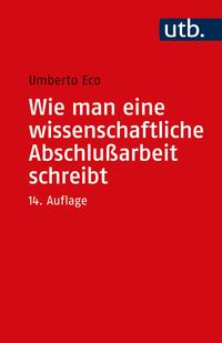 Vorderes Coverbild Wie man eine wissenschaftliche Abschlußarbeit schreibt