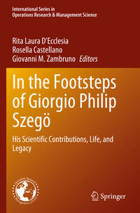 Vorderes Coverbild In the Footsteps of Giorgio Philip Szegö