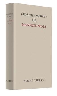 Vorderes Coverbild Gedächtnisschrift für Manfred Wolf
