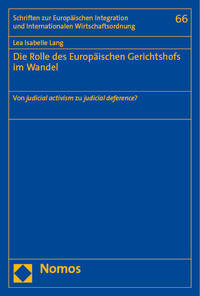 Vorderes Coverbild Die Rolle des Europäischen Gerichtshofs im Wandel