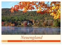 Vorderes Coverbild Neuengland - Von Rhode Island bis Maine (Wandkalender 2025 DIN A2 quer), CALVENDO Monatskalender