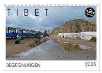 Vorderes Coverbild Tibet - Begegnungen (Tischkalender 2025 DIN A5 quer), CALVENDO Monatskalender