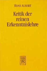 Vorderes Coverbild Kritik der reinen Erkenntnislehre