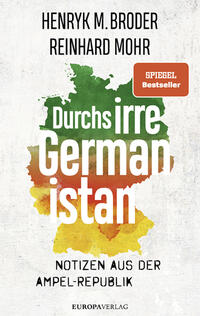 Vorderes Coverbild Durchs irre Germanistan