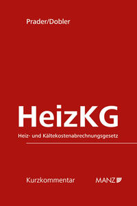 Vorderes Coverbild HeizKG Heiz- und Kältekostenabrechnungsgesetz