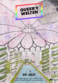 Vorderes Coverbild Queer*Welten 05-2021 - Das queerfeministische Phantastik-Magazin