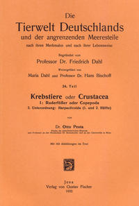 Vorderes Coverbild Krebstiere oder Crustacea. Teil I: Ruderfüsser oder Copepoda / Krebstiere oder Crustacea. Teil I: Ruderfüsser oder Copepoda