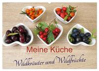 Vorderes Coverbild Meine Küche – Wildkräuter und Wildfrüchte (Wandkalender 2025 DIN A2 quer), CALVENDO Monatskalender