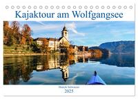 Vorderes Coverbild Kajaktour am Wolfgangsee (Tischkalender 2025 DIN A5 quer), CALVENDO Monatskalender