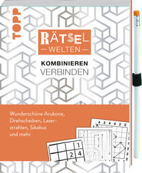 Vorderes Coverbild Rätselwelten – Rätseln, Kombinieren & Verbinden: Wunderschöne Arukone, Drehscheiben, Laserstrahlen, Sikakus und mehr